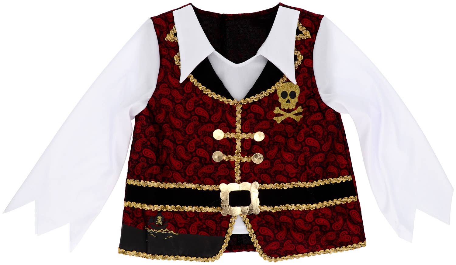 Folat BV - Wholesale Costume - Kids - Pirate Costume - With Pirate Hat - 98–110 cm / 3–5 years3