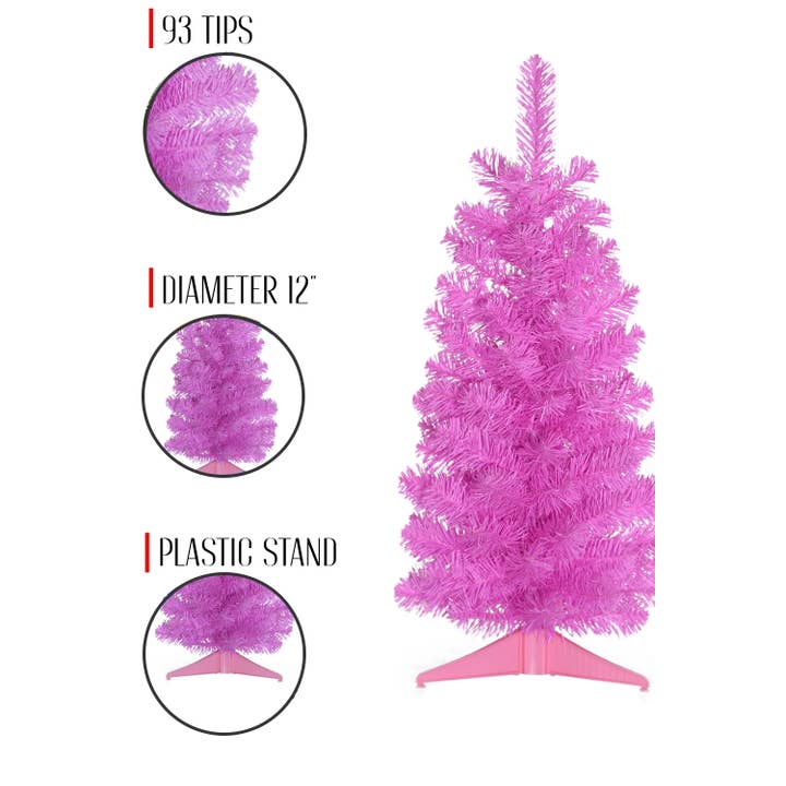 Rosa 2 'Bunter rosafarbener Tischplattenbaum für den Großhandel auf Faire5