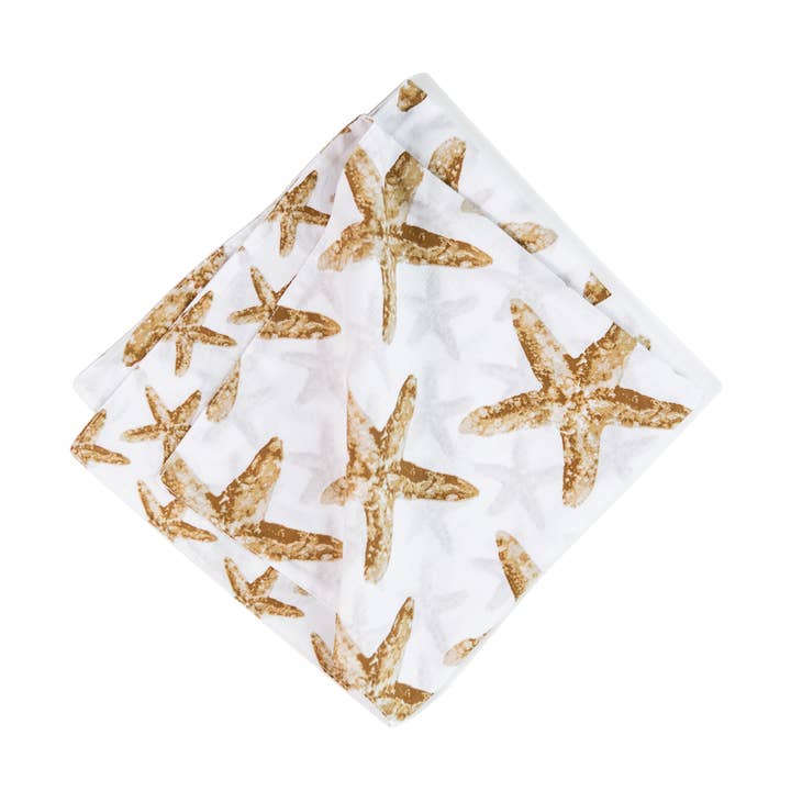 Sandbridge Stars Coastal Napkin for wholesale by C&F Home