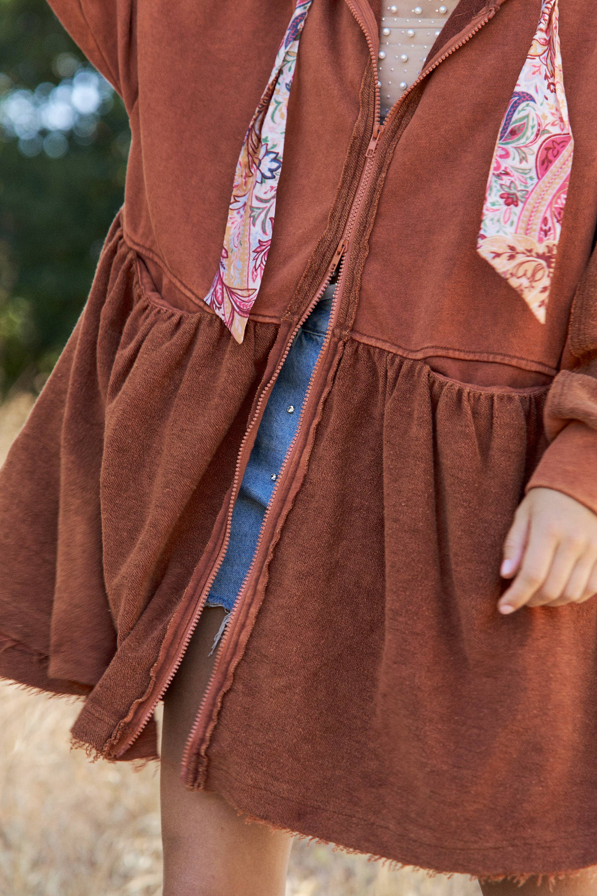 J.NNA - Venta al por mayor Chaqueta - Mujer - Chaqueta Slouchy Lounge con cremallera lavada en minerales14