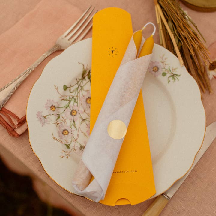 Casa Tenue - Wholesale Tapered Candle/Candlestick - Estela Candles made of beeswax3