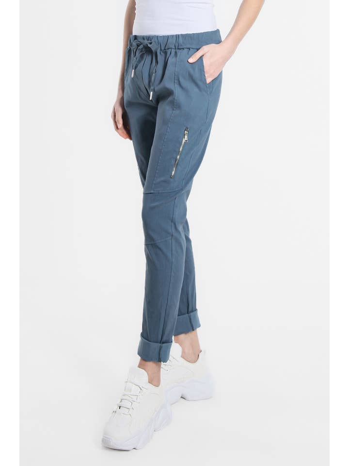 TINA Stephens Italy/Tees By Tina - Wholesale Pants - Women's - Danica Side Zipper Pant (PL155)49