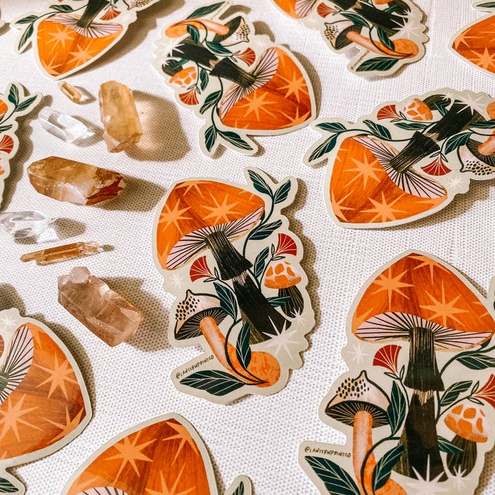 Lantern Print Co. - Wholesale Sticker - Mushy Sunset 3" Vinyl Sticker
