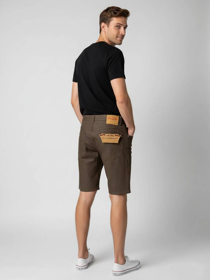 Lime Tree Clothing Inc. – Engroshandel Shorts – Mænd – Lime Tree Denim shorts med lige pasform – Jorts til mænd5