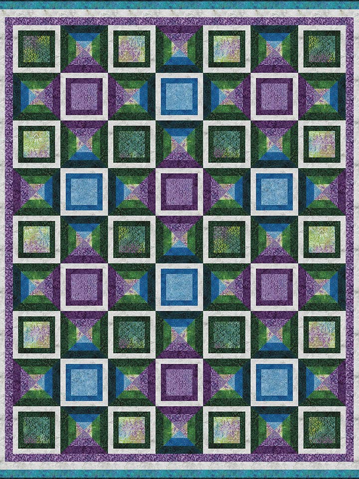 Hopscotch Quilt Pattern | Fabric Kit for wholesale by The Whimsical Workshop