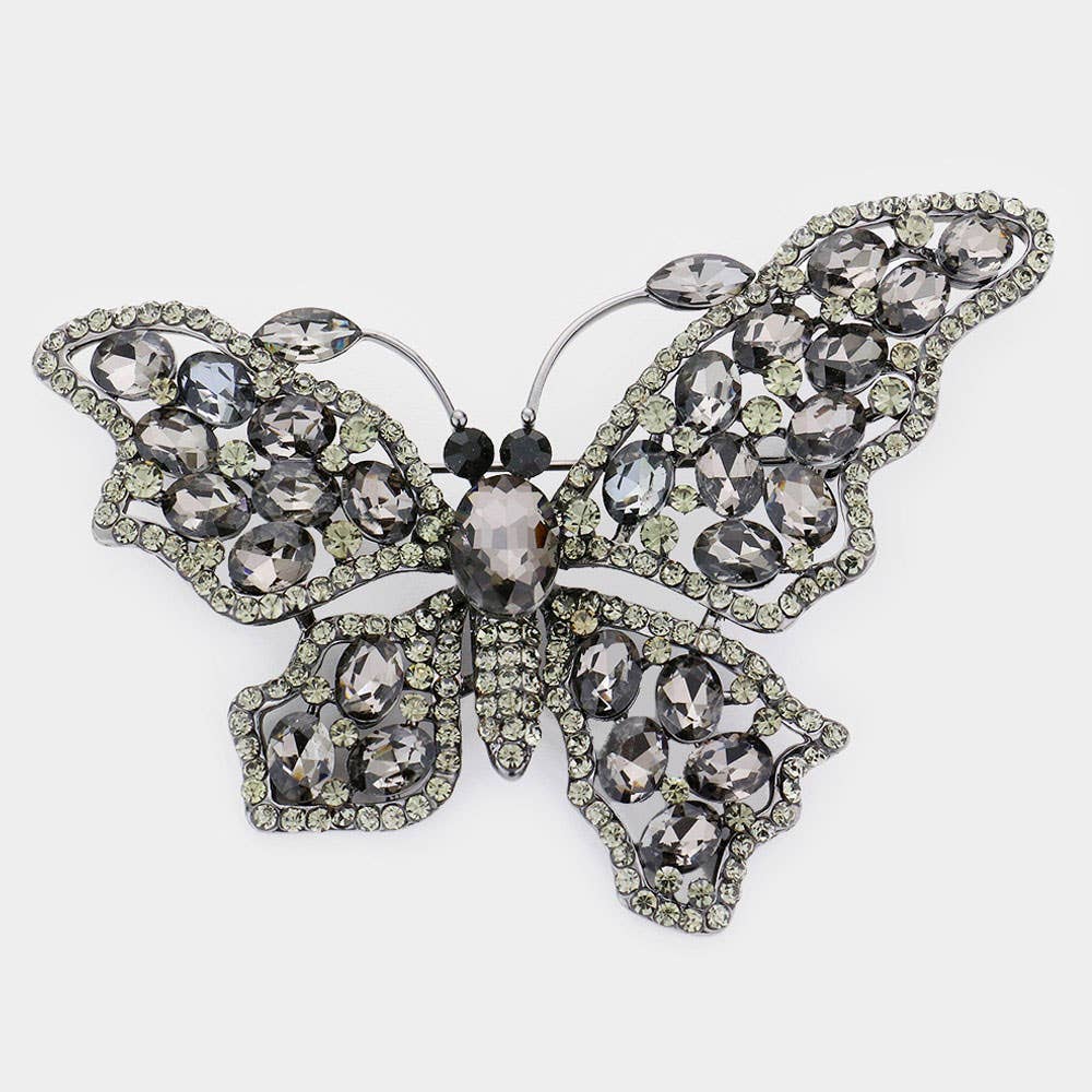 Sensibling Corp. - Wholesale Brooch - Multi Stone Butterfly Pin Brooch7