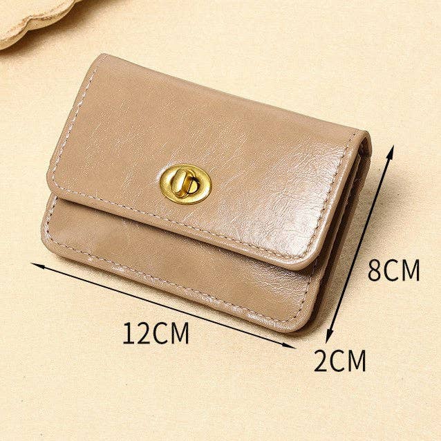 Dipped Shop - Vente Portefeuille – femme - Portefeuilles Étuis à Cartes Couleur Unie Vintage DP25C6526