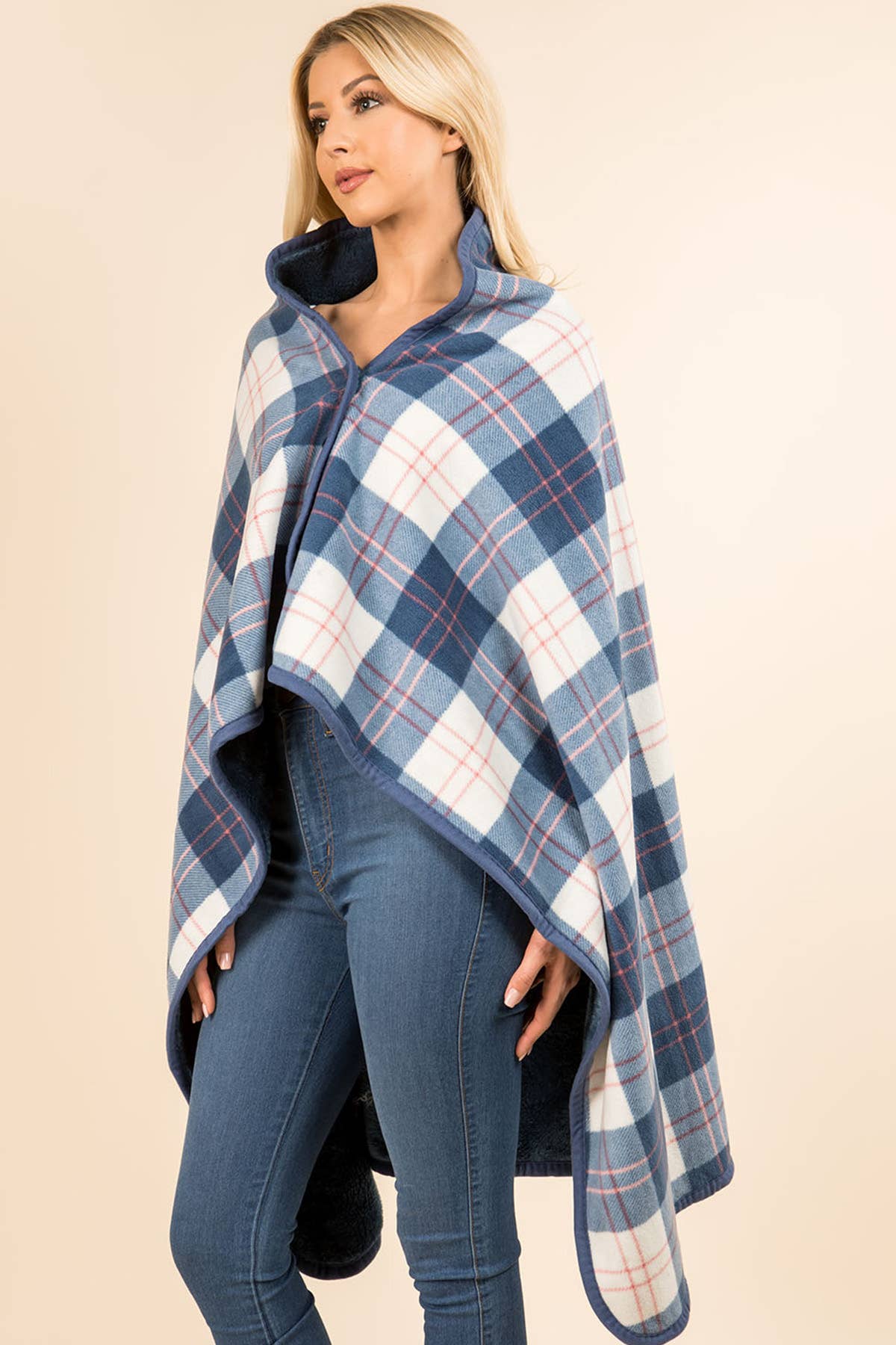 Suzie Q USA - Venta al por mayor Chal - Mujer - Mantón de manta a cuadros0