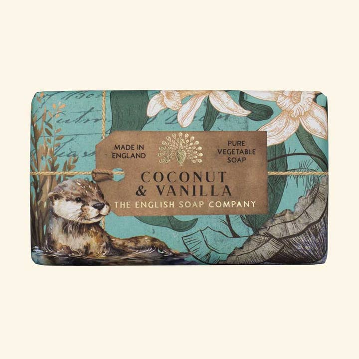 Anniversary Coconut and Vanilla Soap for wholesale by The English Soap Company