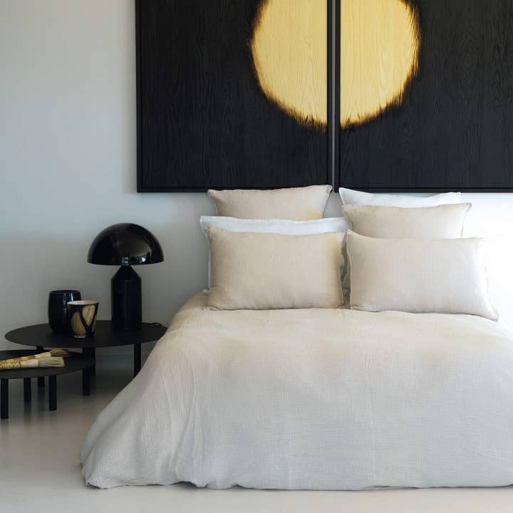 Housse de couette gaze de coton ciment pour la vente par Maison d'été