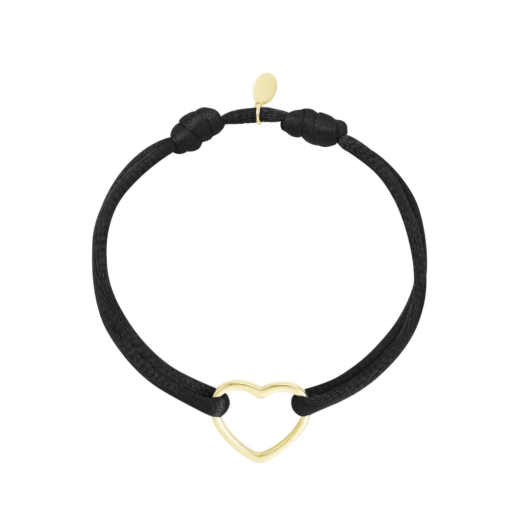 SHINE BUY – wholesale Charm/dangle bracelet – Fabric Bracelet Heart2