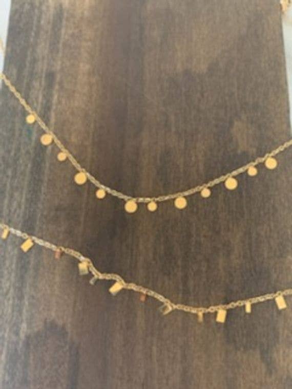 sierlijke rechthoek- en cirkelchokers voor wholesale door bubs & sass