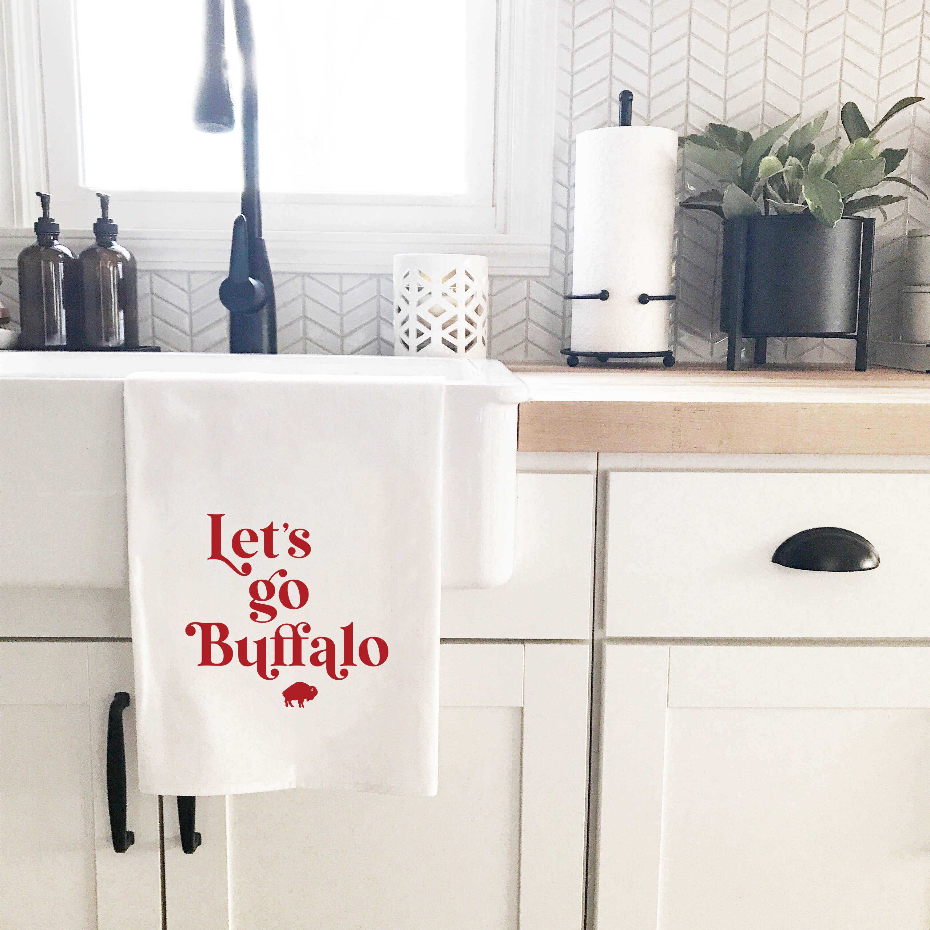 Perfect Day Print Co - Wholesale Tea Towel - Buffalo Bills NY Tea Towel - Let's Go Buffalo1