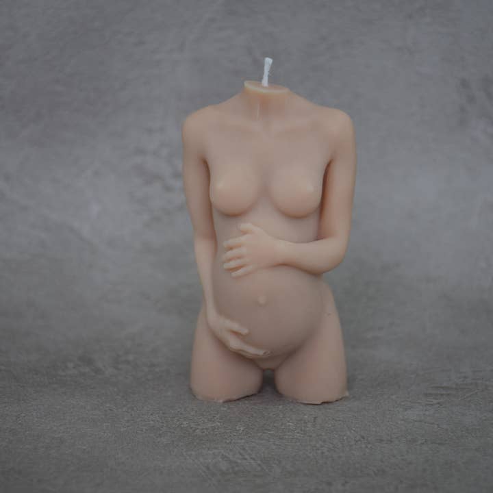Nackt Candles – Velas de decoração por atacado – Vela de torso grávida