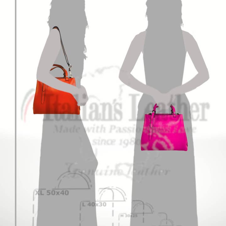 ITALIAN'S LEATHER - Wholesale Shoulder Bag - Women's - Iberia cowhide leather bag