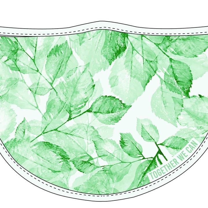 Leaflet Triple Layer Protection Face Mask - Pack of 2 for wholesale by Norms