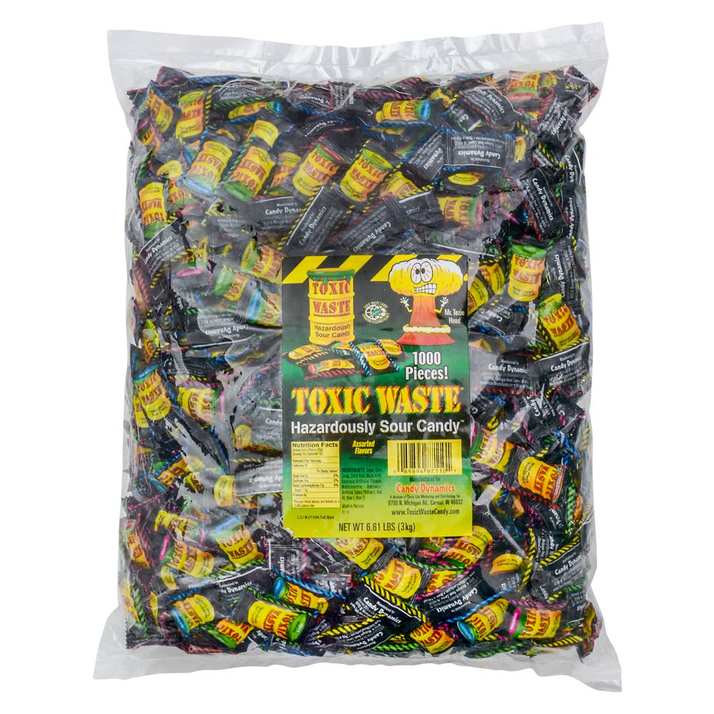 La Luna Bella - Toys - Wholesale Hard Candy - TOXIC WASTE ASSORTED SOUR CANDY BULK  - LLB Candy1