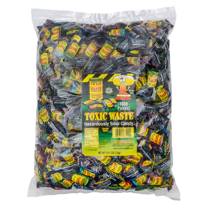 La Luna Bella - Toys - Wholesale Hard Candy - TOXIC WASTE ASSORTED SOUR CANDY BULK - LLB Candy1