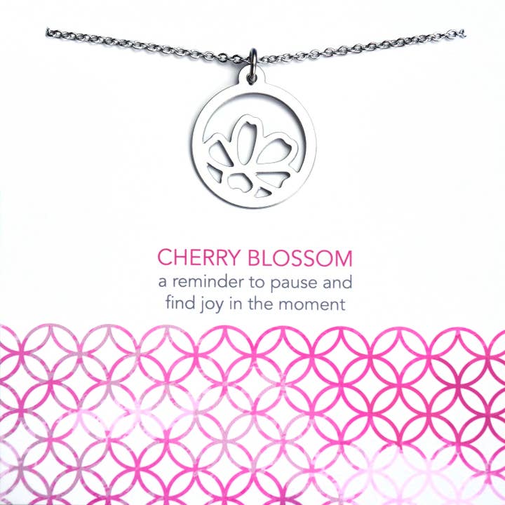 Cherry Blossom halsketting (biologisch) voor wholesale door Melissa Lew