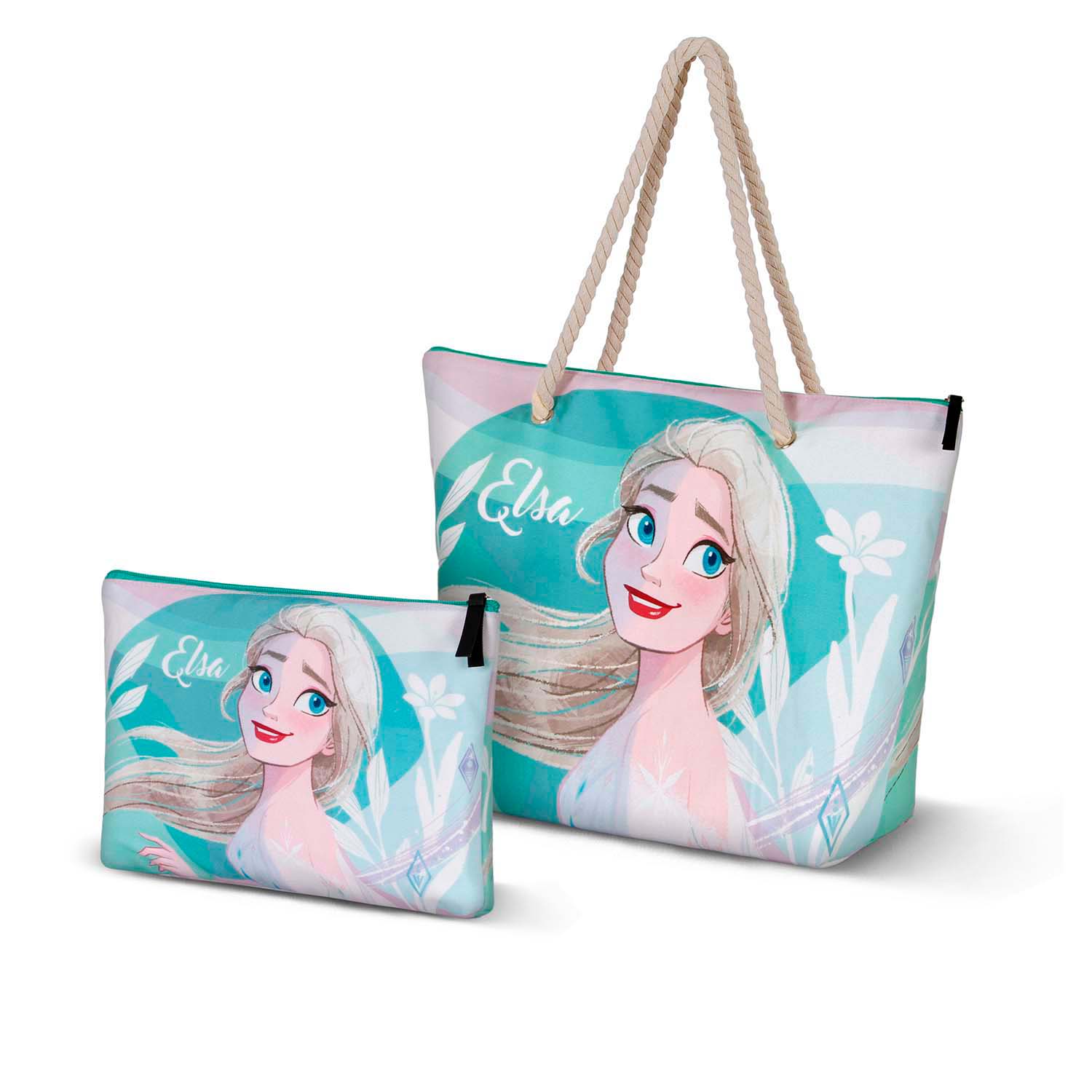 KARACTERMANIA – Großhandel Strandtaschen – Disney Frozen 2 Summer-Soleil Strandtasche6