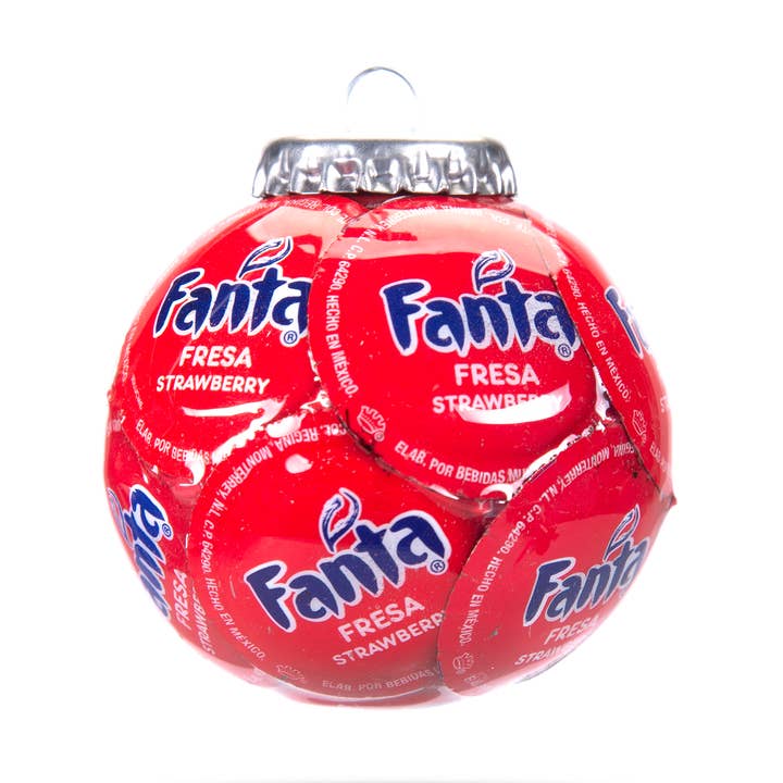 Fanta Bottle Cap Ornament for wholesale by Kaps for Kids
