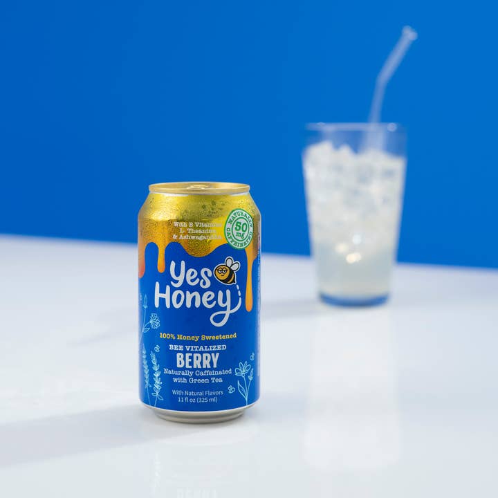Yes Honey - Wholesale Soda/Carbonated Drink - Yes Honey - 100% HoneySweetened Soda Sparkling Berry Tea2