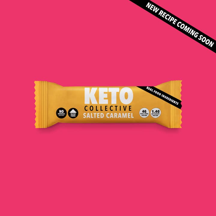 SALTED CARAMEL KETO BARS (x 15) for wholesale by Keto Collective