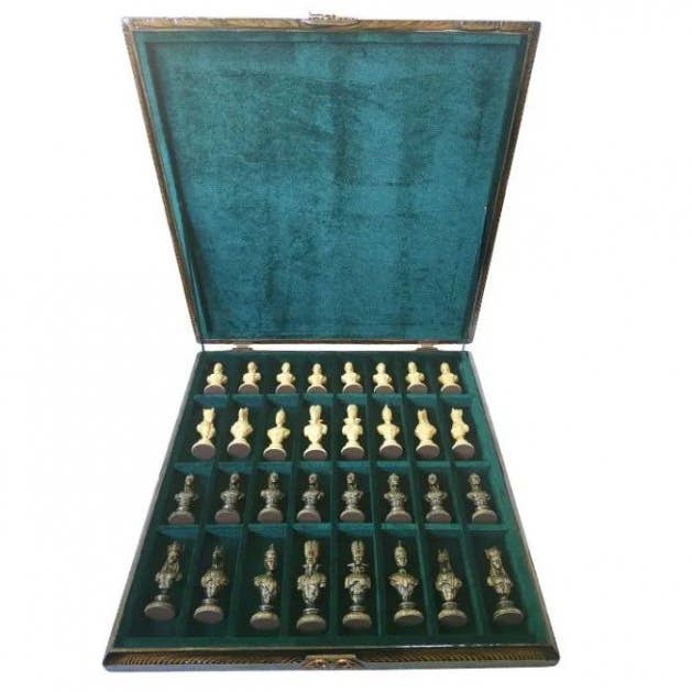 OriginalDesign - Wholesale Board Game - Wooden Chess Set Egypt handmade (55x55cm) NSSH9