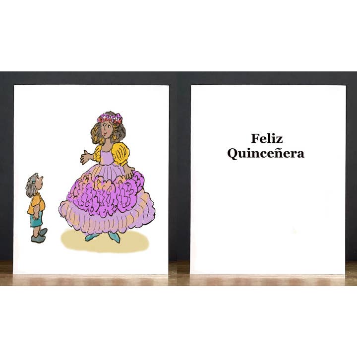 Quinceañera Card: Beautiful for wholesale by Cards by Charlot