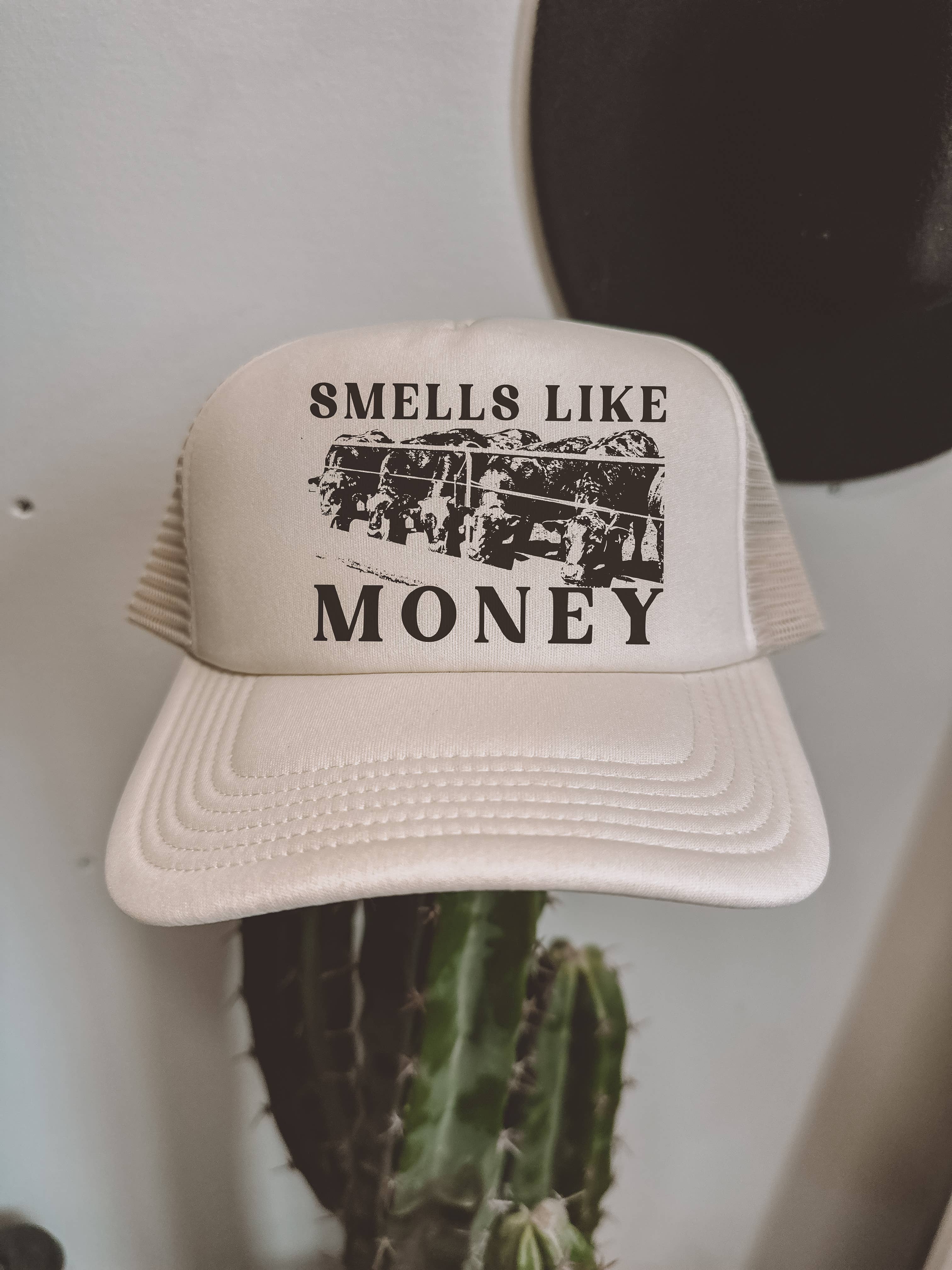The Walking A - Wholesale Trucker Hat - Unisex - SMELLS LIKE MONEY CAP