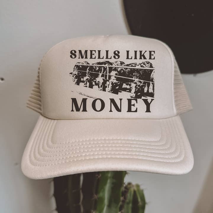 The Walking A - Wholesale Trucker Hat - Unisex - SMELLS LIKE MONEY CAP0