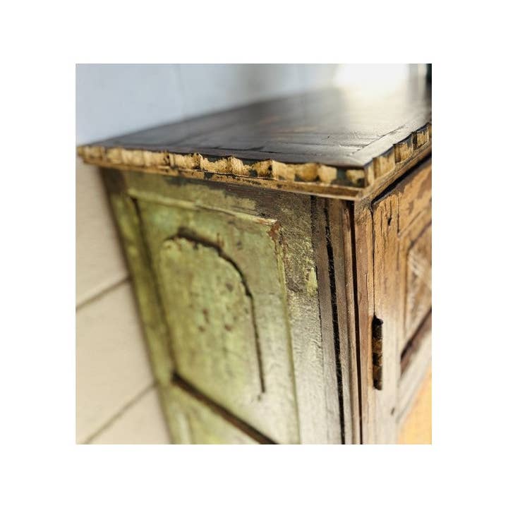 Paloma Black (Casa Natura Design, S.L.) - Wholesale Cabinet - Burnt Orange Fronted Furniture With Green Side Panels7