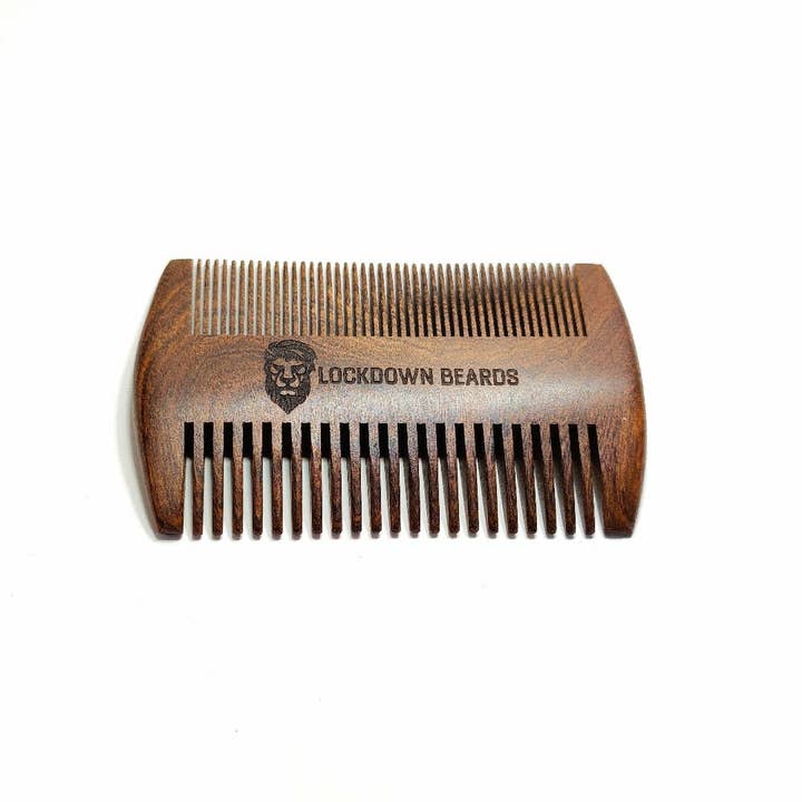 Lockdown Beards skäggkam med breda och smala tänder för wholesale av Lockdown Beards