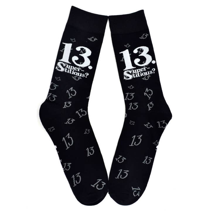 13 Superstitious Halloween - Adult sock - One Hit Wonders for wholesale by Boogie Toes