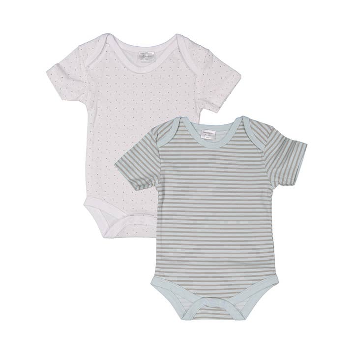 2 Packs Short-Sleeved Baby Bodysuit for wholesale by FRANK HERMANOS