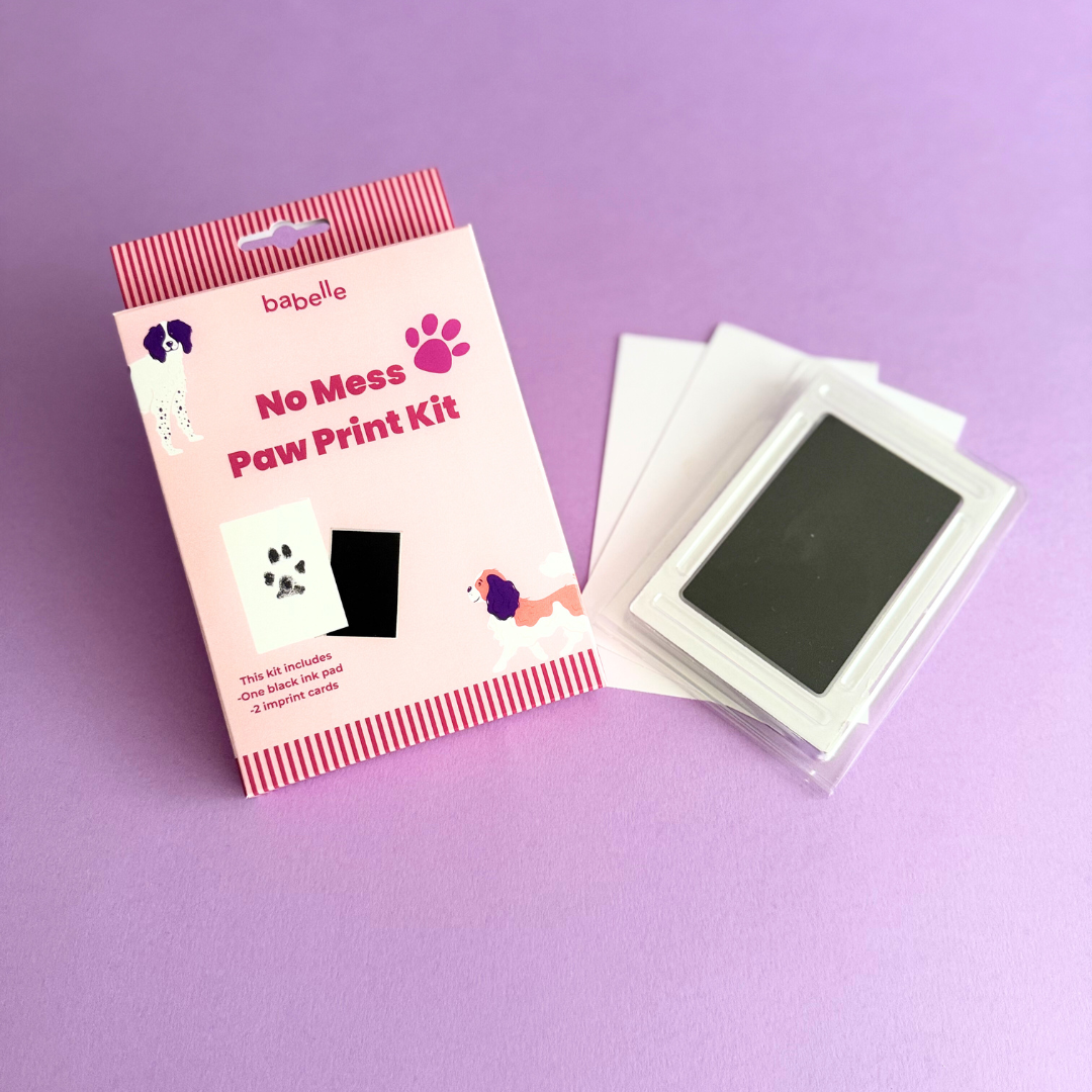 Babelle For Dogs – wholesale Pet paw/nail care accessory – Paw Print Kit  - Dog Paw Print11