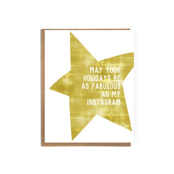 A Zillion Dollars - Wholesale Feestdagenkaartje - Moge je vakantie net zo fantastisch zijn als mijn Instagram1