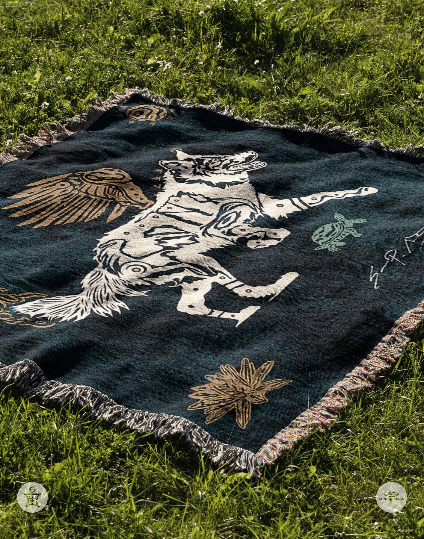Sean Martorana - Wholesale Throw Blanket - AEON Wolf Blanket3