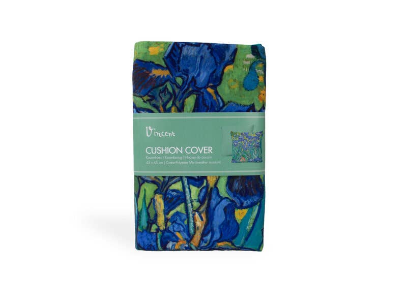 MUSEUM WEBSHOP – Capa de almofada decorativa por atacado – Capa de almofada 45 x 45 cm com estampa de Van Gogh, Íris1
