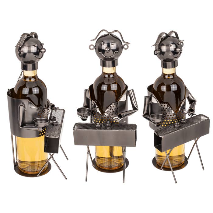 Metal flaskeholder, BBQ Chef, for engroshandel hos Out of the blue KG