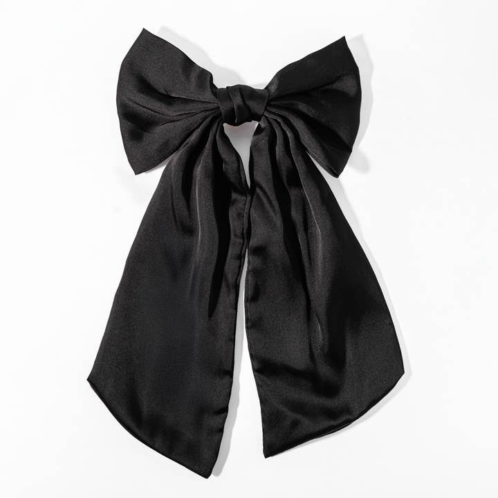 Grande Fiocco in Raso Nero per la vendita all'ingrosso da parte di Ellie Rose