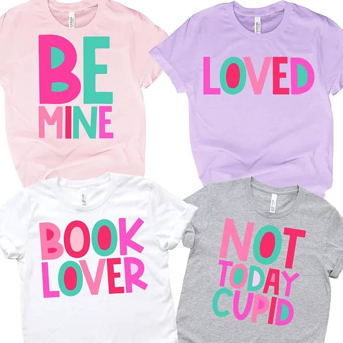 VALENTINE SAYING TEE ADULTS for wholesale by The Sassy Seamstress