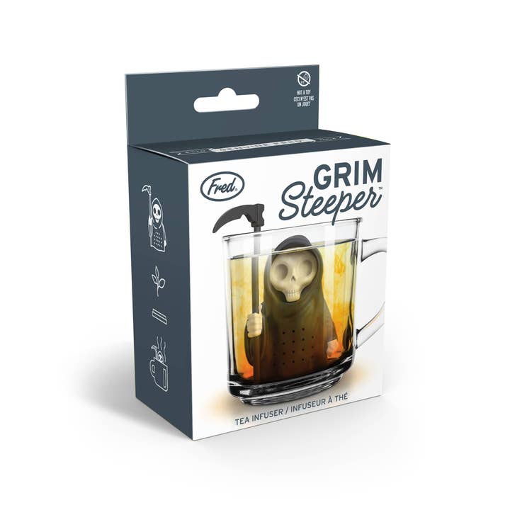 Fred & Friends - Wholesale Tea Strainer/Infuser - Grim Steeper - Tea Infuser - Grim Reaper