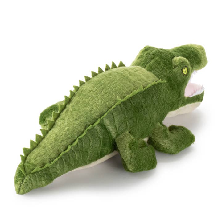 The Petting Zoo - Wholesale Stuffed/Plush Toy - Kids & Baby - Earth Keeperz Alligator small 10" Recycled Plush3