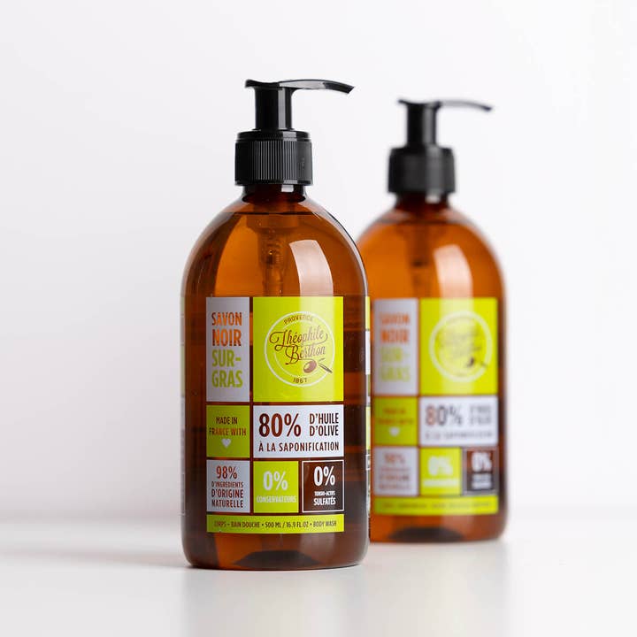 Theophile Berthon - Wholesale Body wash/shower gel - EXTRA FAT BLACK SOAP - OLIVE OIL. LEMON VERBENA4