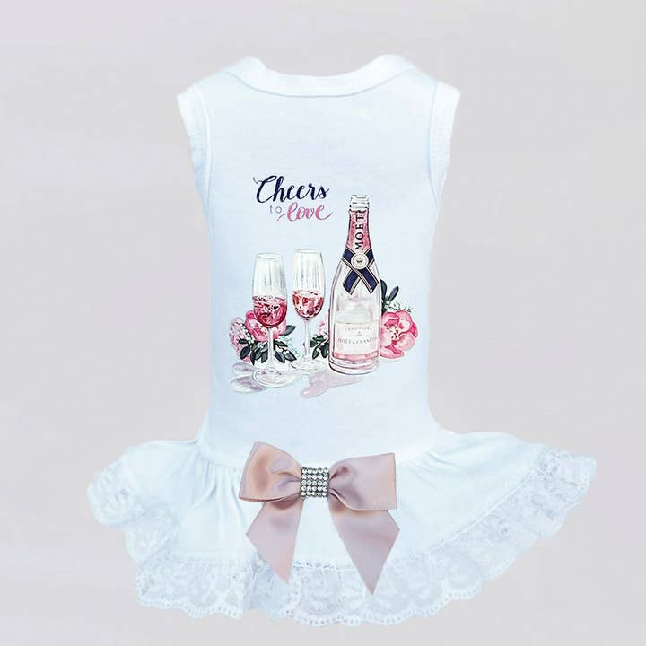 Cheers Dog Dress for wholesale by Hello Doggie