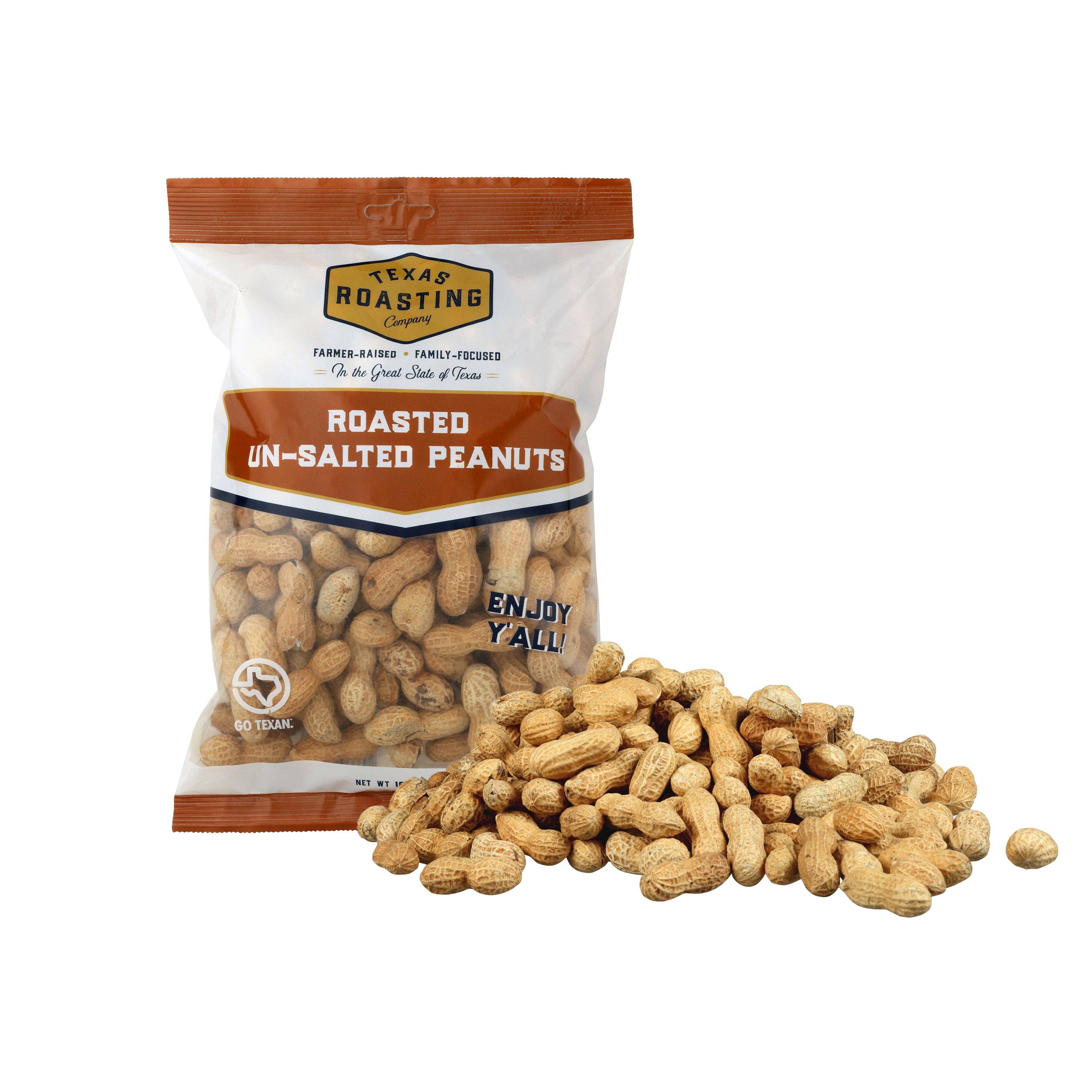 Texas Roasting Company - Vente Noix - Arachides non salées en coque 16oz (Caisse de 12)0