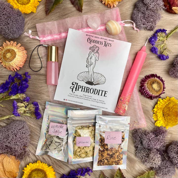 Aphrodite Goddess Ritual Kit for wholesale by Mystic Soul Ritual Shop