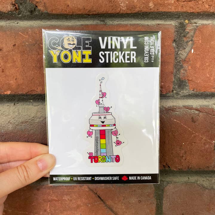 Cole-Yoni Inc. - Wholesale Sticker - Toronto Pride Vinyl Sticker