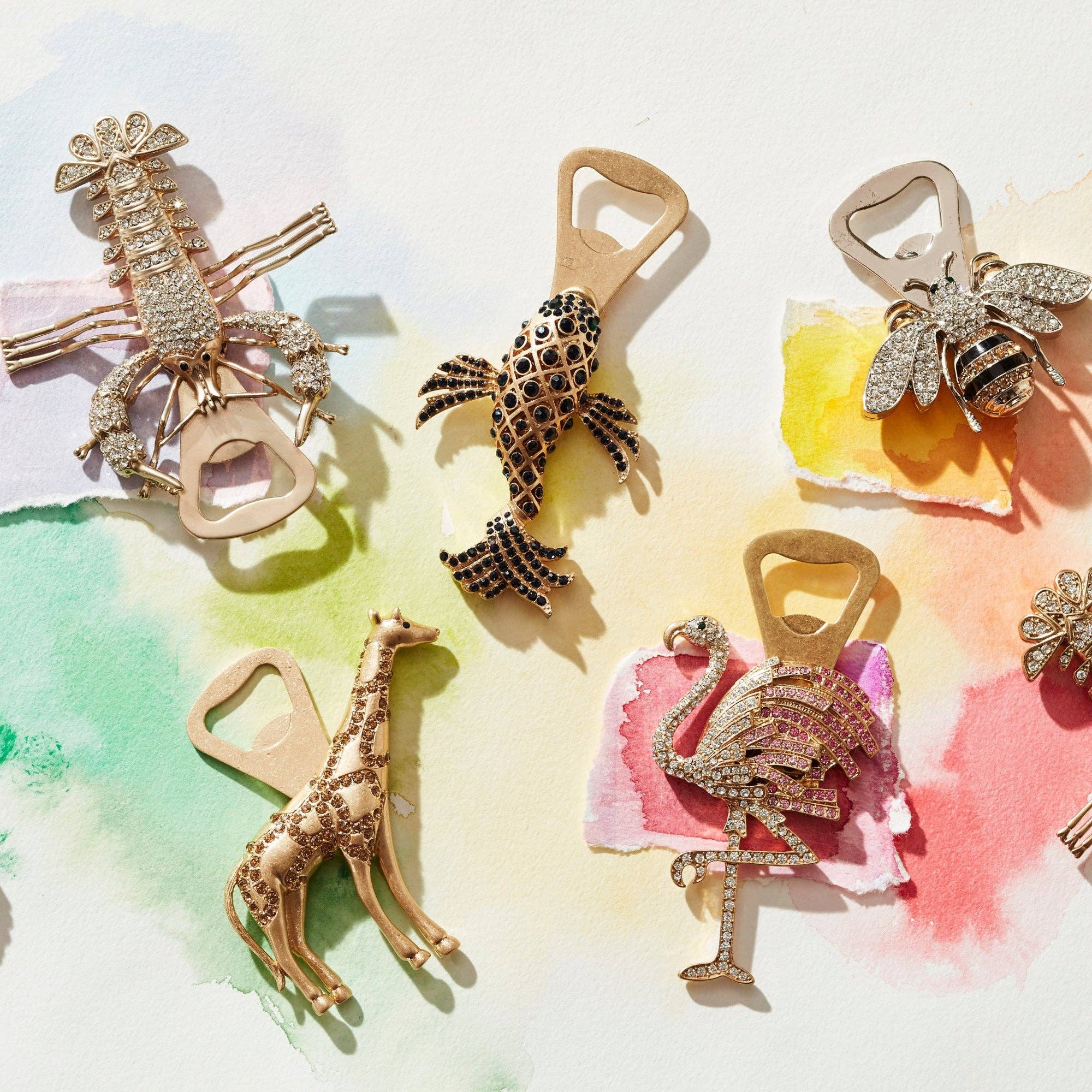 Joanna Buchanan - Vendita all'ingrosso Apribottiglie - Apribottiglie fenicottero, rosa2